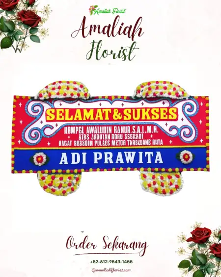 Papan Bunga Ucapan Selamat Sidokelar